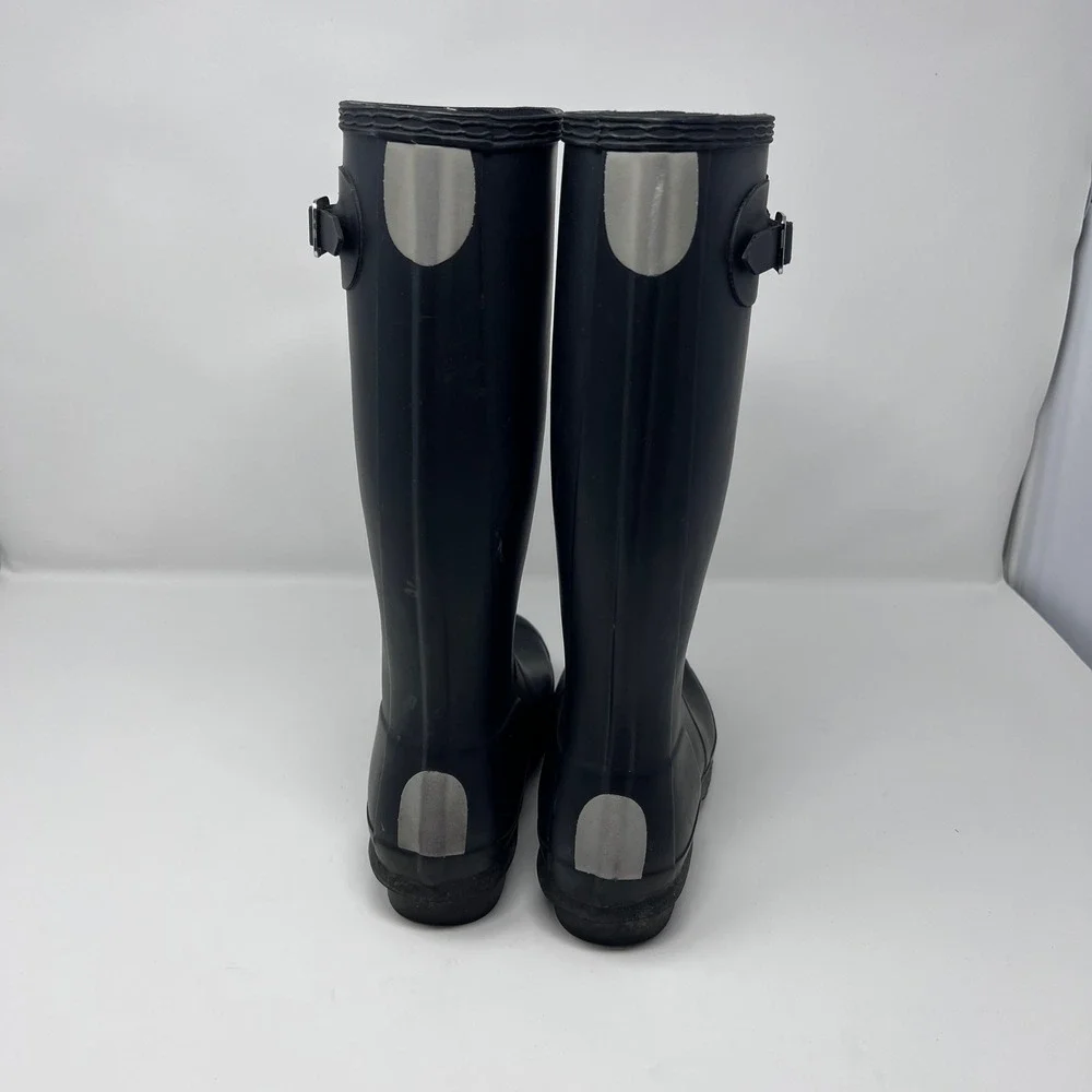 hunter Kids Black Rain Boots Sz 4